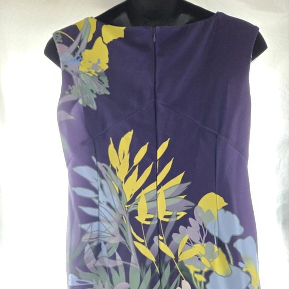 Botanical Bodycon Dress EUC - Picture 8 of 10